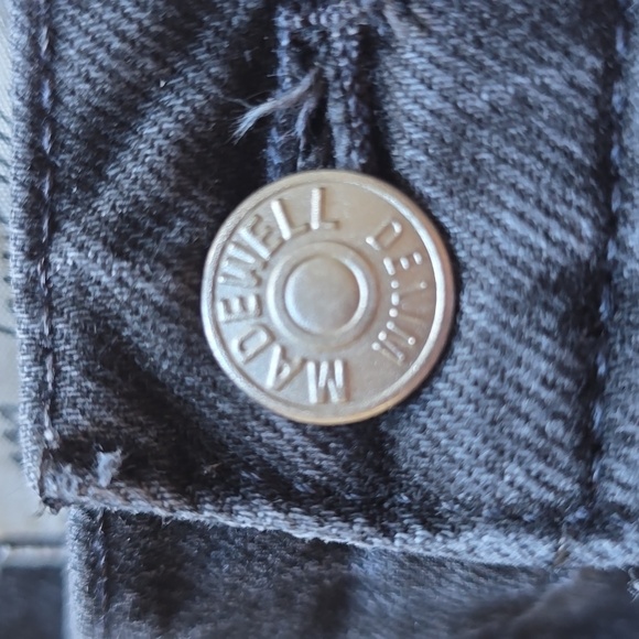 Madewell, The Perfect Vintage Wide-Leg Jean, Black, EUC, Women's 26 - Picture 5 of 16